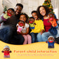 12 Pcs Family Hand Puppets 12 Inch Grandparents Mom Dad Brother Sister Plush Toys Role-Play Toy Puppets For Kids Storytelling Im