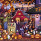 Vermont Christmas Company Halloween Barn Dance Jigsaw Puzzle 1000 Piece