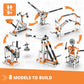 Engino STEM Toys Engineering Kit for Kids 9+, Mechanics Cams & Cranks, ABS Plastic, 15 ft, Model ENG-STEM04