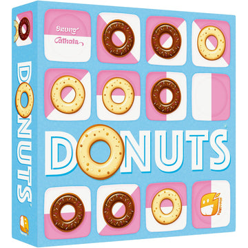 Funforge: Donuts - The Tasty & Tactical Clash For 2 Players, Placement Board Game, Abstract Adult & Family Game, Ages 8+, 10-15