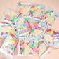 Lardux 24Pcs Ice Cream Wood Painting Crafts  8 Styles Ice Cream Shapes Unfinished Woodchips Cutouts Craft Kits With Glow In The
