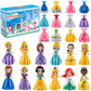 Bicakza Princess Toy Set - 12 Transformable Dolls with 24 Outfits, Ideal for Girls' Play, Party Favors, and Easter Gifts