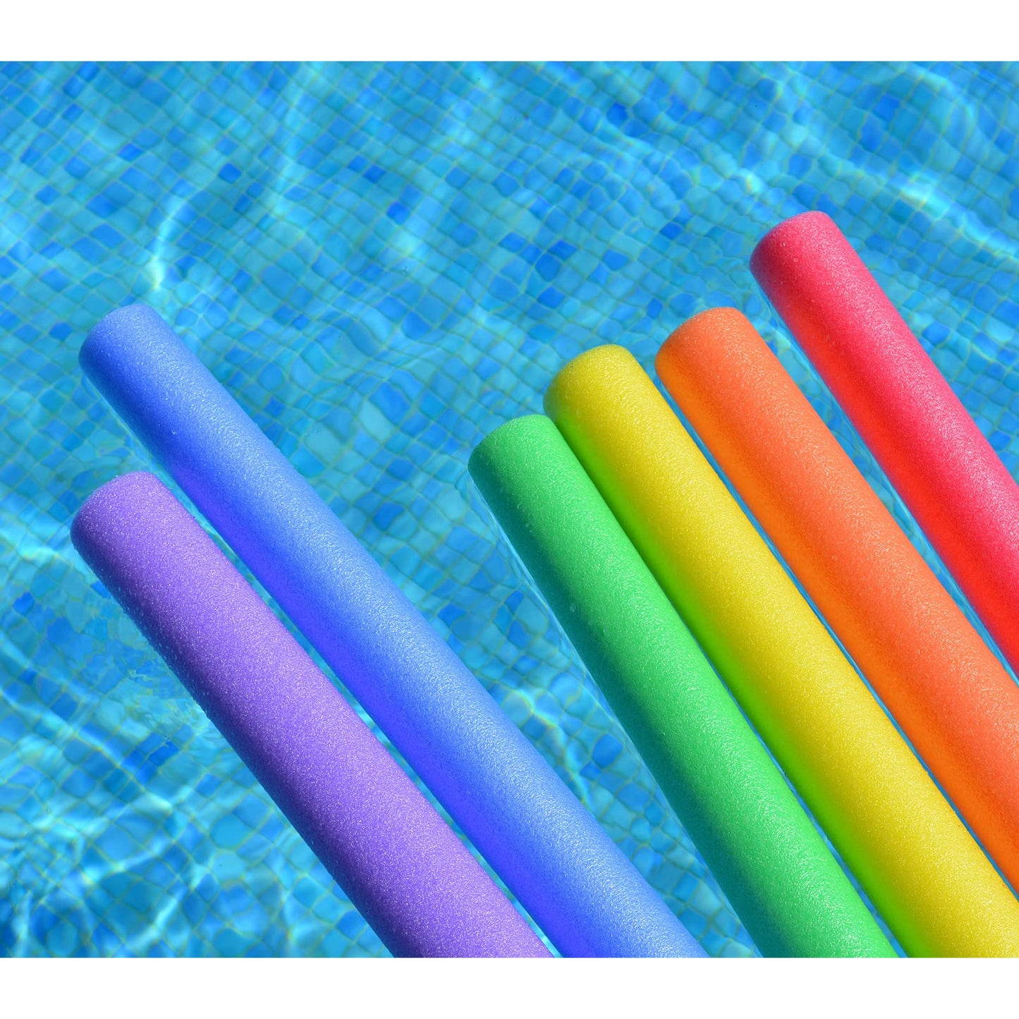 Sratte 30 Pcs Pool Noodles Bulk Jumbo DIY Decorations Heavy Duty Large Foam Swim Water Foam Hollow Noodles for Swimming Floating