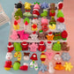 SUNPROUND Christmas Party Favors - 120Pcs Kawaii Mini Squishies, Small Rubber Toys in Mixcolor, Perfect for Goodie Bags & Classroom Prizes