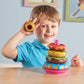 Learning Resources Smart Snacks Stack 'Em Up Doughnuts - 7 Pieces, Ages 18+ Months Fine Motor Skills Toys, Toddler Counting Toys