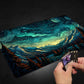 Malqiqi Playmat For Mtg, With Free Storage Bags,Game Mat 24 X 14 Inches, Tcg And Board Game Mat For Cards,Mousepad Desk Mats (Regular,Magic Mat 1)