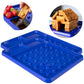 Cucinapro Brick Building Construction Eating Plate (2 Pack) - Stack & Build Your Brick-Shaped Waffles On Fun Novelty Plate - Fun Gift For Kids & Adults, Waffle Maker Not Included
