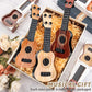 10 Inch Kids Mini Guitar 3 Pcs Toy Guitars 4 Strings Mini Ukulele Musical Instrument Guitars Toy For Toddler Beginner