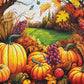 Springbok 500 Piece Fall Harvest Puzzle - Cardboard, Fall Colors (Orange, Yellow, Brown), Model 33-01708 for Adults and Families
