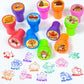 Cinrobiye 24 Pcs Fall Party Stampers for Kids, Autumn Thanksgiving Party Supplies Favors, Classroom Rewards, Carnival Prizes, Go