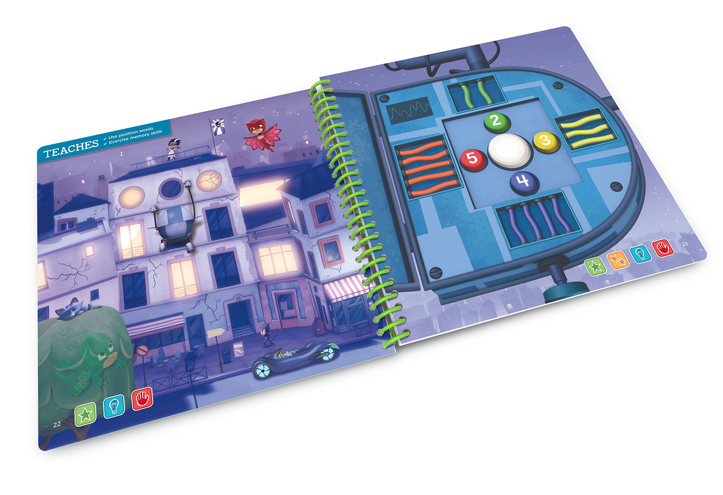 Leapfrog Leapstart 3D Moonlight Hero Math With Pj Masks Book, Level 2