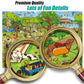 Antelope 2 in 1 1000 Piece Puzzle Bundle - Dog Park & Drive-in Movie, Cardboard Jigsaw Puzzles