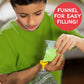 Made By Me Create Your Own Dinosaur Sand Art By Horizon Group Usa, Includes 6 Dino-Themed Bottles With Caps, 8 Sand Colors, Glitter, Funnel & More, Multi