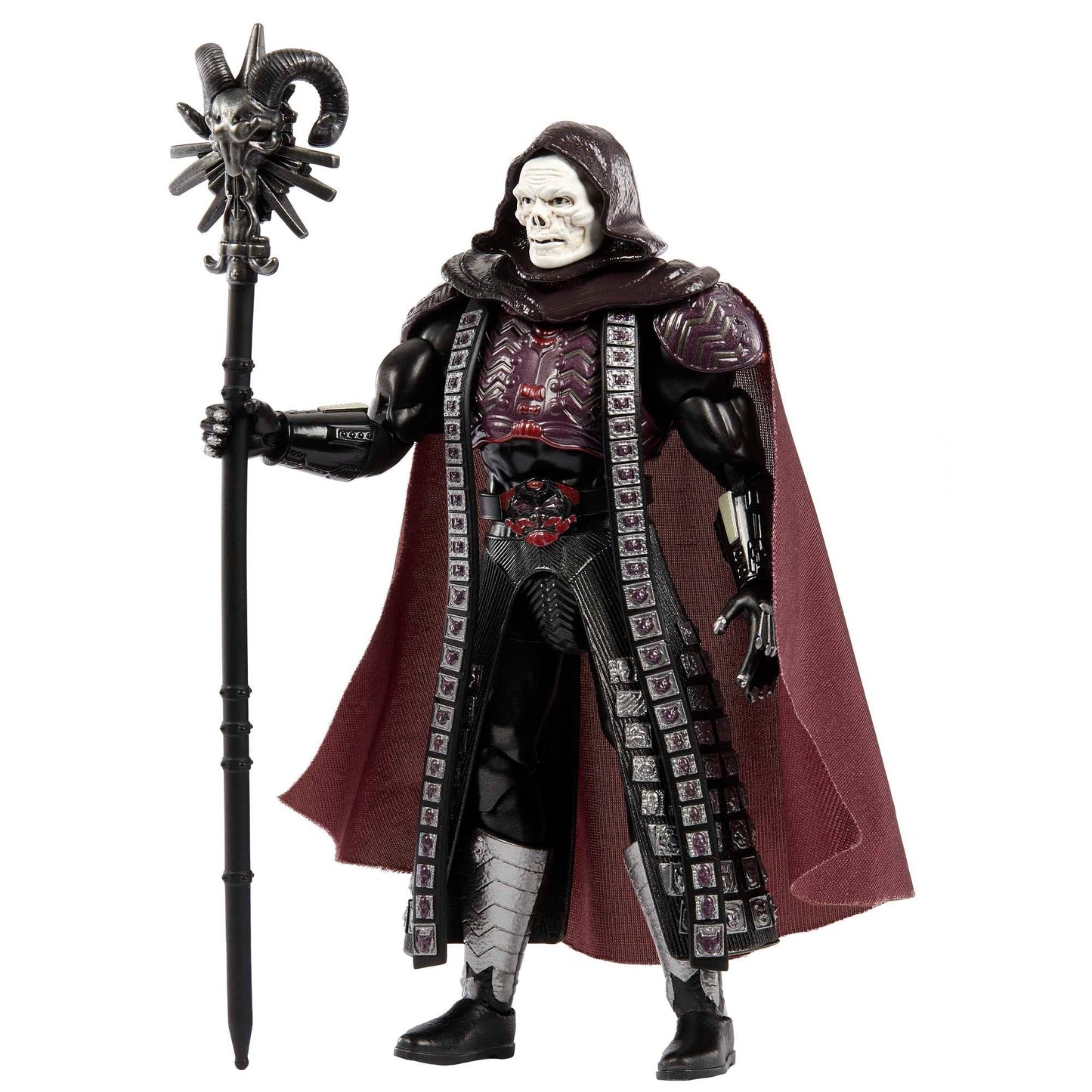 Masters of the Universe Skeletor Action Figure, 7" Multicolor Plastic Collectible, Model HLB56 with Swappable Parts & Accessories