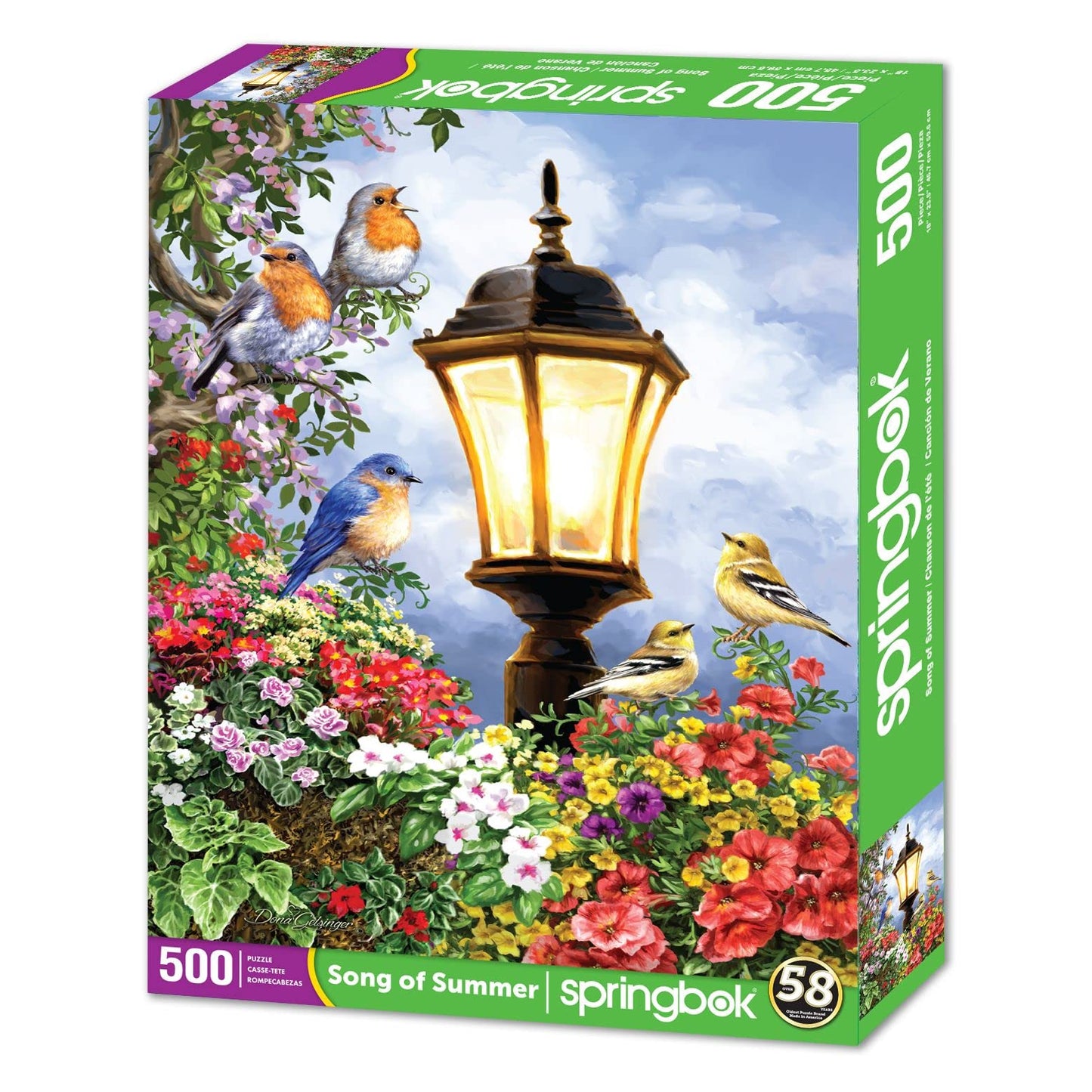 Springbok'S 500 Piece Jigsaw Puzzle Song Of Summer - Made In Usa