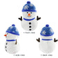 Bstaofy Led Musical Snowman Christmas Stuffed Animal Light Up Plush Toy Soft Adorable Singing Animate Pals For Kids, 11'' (Snowm