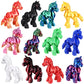 Honoson 12 Pcs 3D Printed Fidget Toy 3D Printed Horse Small Animal Toy Flexible Cute Articulating Pet Stress Relief Fidget Toys 