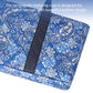 GUSTARIA Mahjong Bag - Soft Cloth Case with Two Wrappers, Blue Printed Design