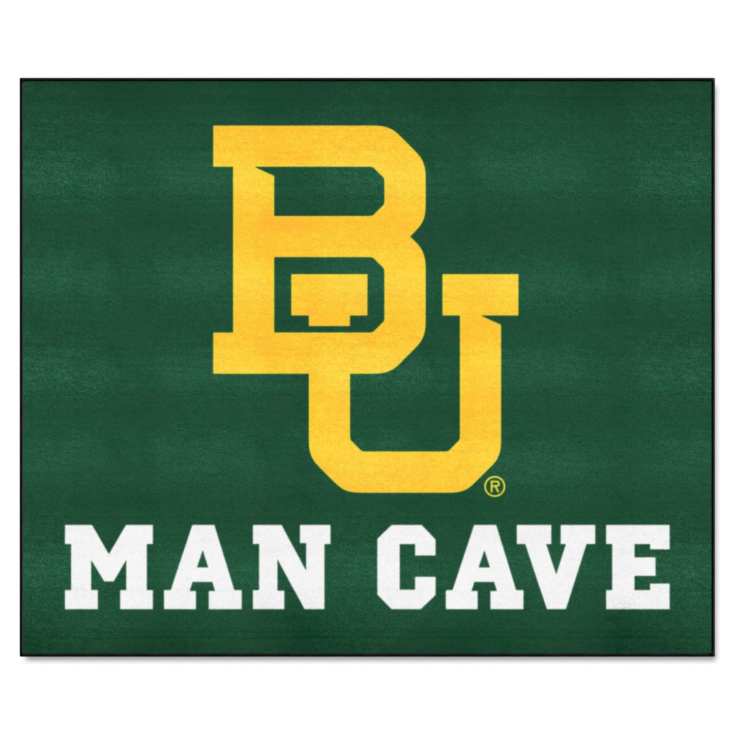 FANMATS 17243 Baylor Bears Man Cave Tailgater Rug - 5ft. x 6ft. Sports Fan Area Rug, Home Decor Rug and Tailgating Mat