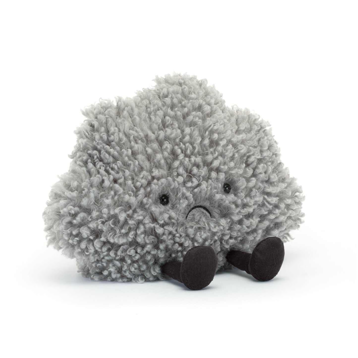 Jellycat Amuseables Storm Cloud Stuffed Toy, 10 Inches - Cloud Plush - Fun Gift Idea