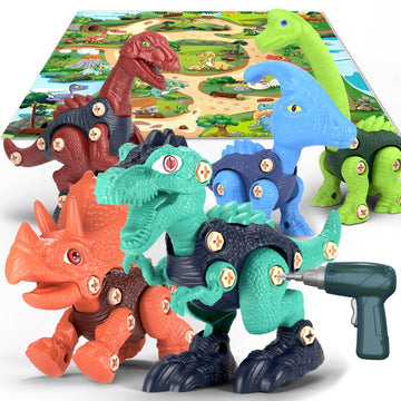 Jasonwell Kids Building Dinosaur Toys - Boys Stem Take Apart Construction Set Educational Dino Kit Play Set Easter Party Favors Christmas Birthday Gifts For Toddler Girls Age 3 4 5 6 7 8 + Year Old