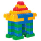 Uniplay Plump Soft Building Blocks - 120-Piece Jumbo Stacking Multicolor Set For Early Cognitive Development And Creative Play -
