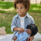 Miniland Clothes For Dolls 15'' Knitted Outfit Dress & Headband - Eco, Made In Spain, Quality, Role Play, Educational