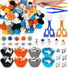 Oaxntgw 133 Pcs Space Sensory Bin Items Astronaut Counting Sorting Sensory Bin Filler Fine Motor Galaxy Counts For Sorting Count
