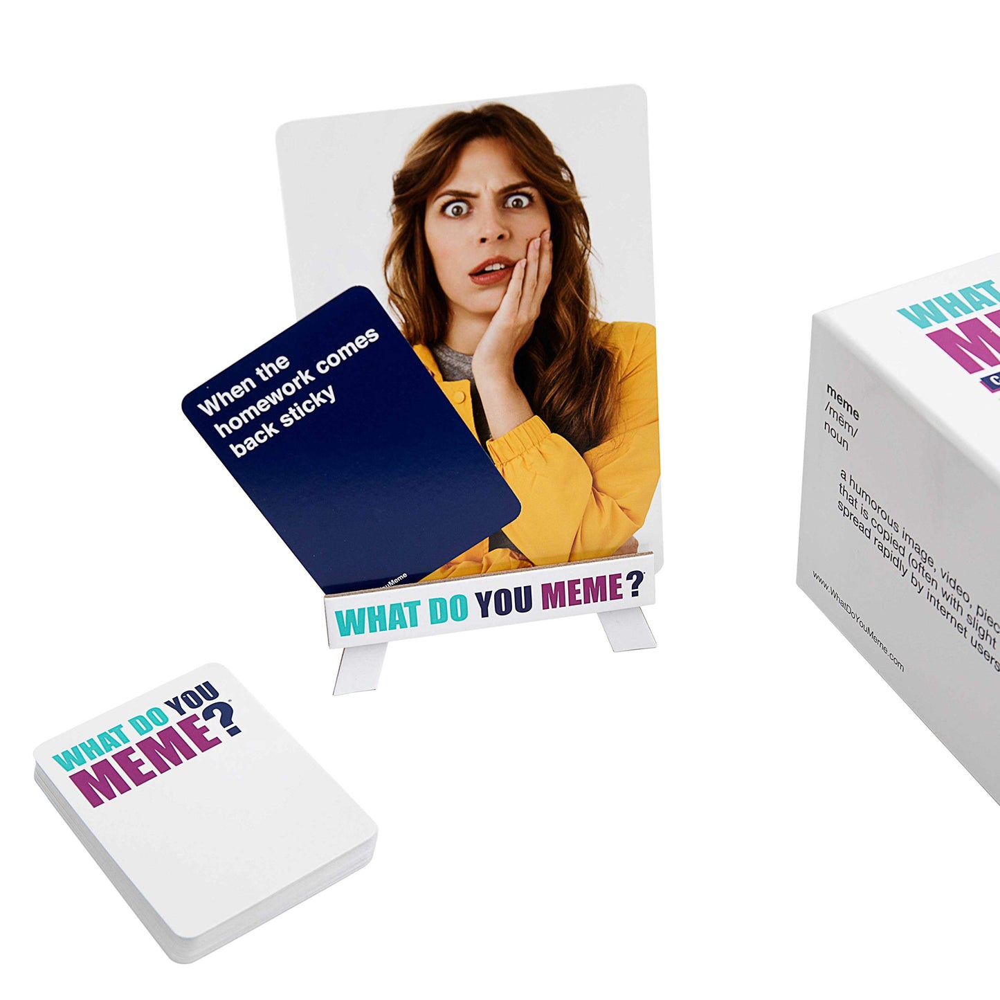 WHAT DO YOU MEME? Teacher's Edition Party Game - Medium, Multicolor, Paper, Model WDYM115