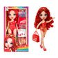 Rainbow High Swim & Style Ruby, Red 11' Fashion Doll With Shimmery Wrap To Style 10+ Ways, Removable Swimsuit, Sandals, Fun Play Accessories. Kids Toy Gift Ages 4-12 Years