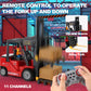 Mscredse Remote Control Forklift Cranes 11 Channel 2 Mode RC Forklift Truck with Spray Sound and Lights Construction Toys 2.4Ghz