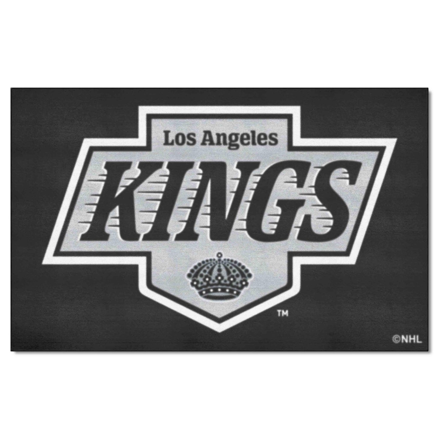 FANMATS 10648 Los Angeles Kings Ulti-Mat Rug - 5ft. x 8ft. | Sports Fan Area Rug, Home Decor Rug and Tailgating Mat