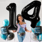 Katchon, Giant Black 14 Balloon Numbers Foil - 40 Inch | 14 Birthday Decorations For Boys | Black 14Th Birthday Balloons For Teen Boy Birthday Decorations 14 | 14Th Birthday Decorations For Boys