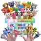 18 PCS Finger Puppets Set Mini Stuffed Animals for Storytelling Teaching Playtime Schools Birthday Party Gift Favor Supplies