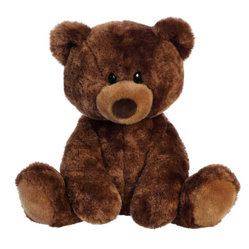 Aurora® Snuggly Coco Swirl Bear™ Stuffed Animal - Comforting Companion - Imaginative Play - Brown 12.5 Inches