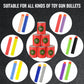 Ekind 12 Pcs Foam Can Target Compatible For Nerf Elite Series Blasters & Target Games