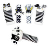 Baby K Rattle Socks & Wrist Rattles And Hand Rattle (Set G+ Dog A) - Newborn Toys For Baby Boy Or Girl - Brain Development Infant Toys - Hand And Foot Rattles Suitable For 0-3, 3-6, 6-12 Months Babies