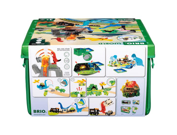 Brio World – 36104 Dinosaur Deluxe Set | 44-Piece Toy Train Set For Kids Ages 3 Years And Up