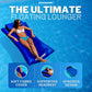 SWIMLINE ORIGINAL Fabric Covered Pool Float Mattress Lounger Raft For mature-themeds & Kids I Comfortable Head Rest & Quick-Dry Cover For mature-themed Or Kid Floating & Lounging Dogs 9057