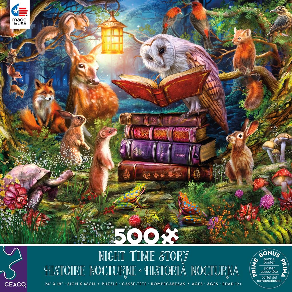 Ceaco - Night Time Story - 500 Piece Jigsaw Puzzle