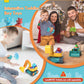 Lehoo Castle Remote Control Car for Toddlers, Rechargeable Construction Toys, RC Excavator Toys for Boys 3-5 Year Old, Toys for