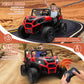 MOLACHI 24V Kids Ride on Car Truck  2 Seater Children Electric Cars  Kid Remote Control Vehicle with 200W Motors  3 Speeds  LED Lights  Spring Suspension  Music & Horn -Red