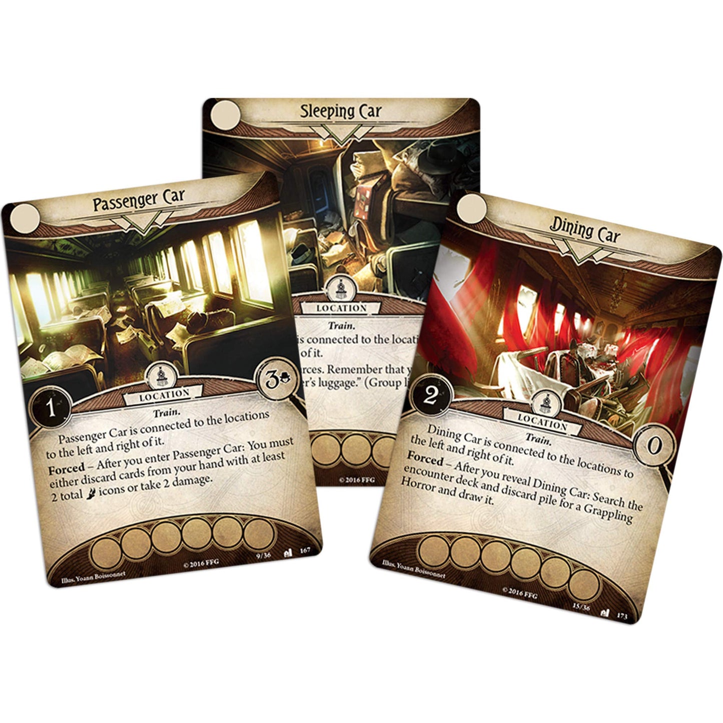 Fantasy Flight Games Arkham Horror Essex County Express Mythos Pack - Green, Cardstock, 1-2 Players, Ages 14+, AHC04