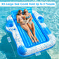 Inflatable mature-themed Tanning Pool Lounger Float -85 x 71 JIANYHW XX-Large Sunbathing Water Lounge Floaties  Suntan Tub Pool Floaty Raft Ice Bath Tub Tanning Bed  Blow Up Lake Pool Raft Floating Pad