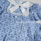 Ltakk Colonial Dress Girls Pioneer Costume Prairie Pilgrim Girl Dresses Long Sleeves, Indigo Blue, Medium, Age Over 4 Years Old