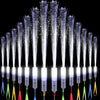 Jecery White Fiber Optic Wands Glow Sticks Led Light Up Wedding Wand With 3 Light Modes Long Flashing Sparklers For Birthday Wedding Bridal Shower Glow In The Dark Party Favors Supplies (144 Pieces)
