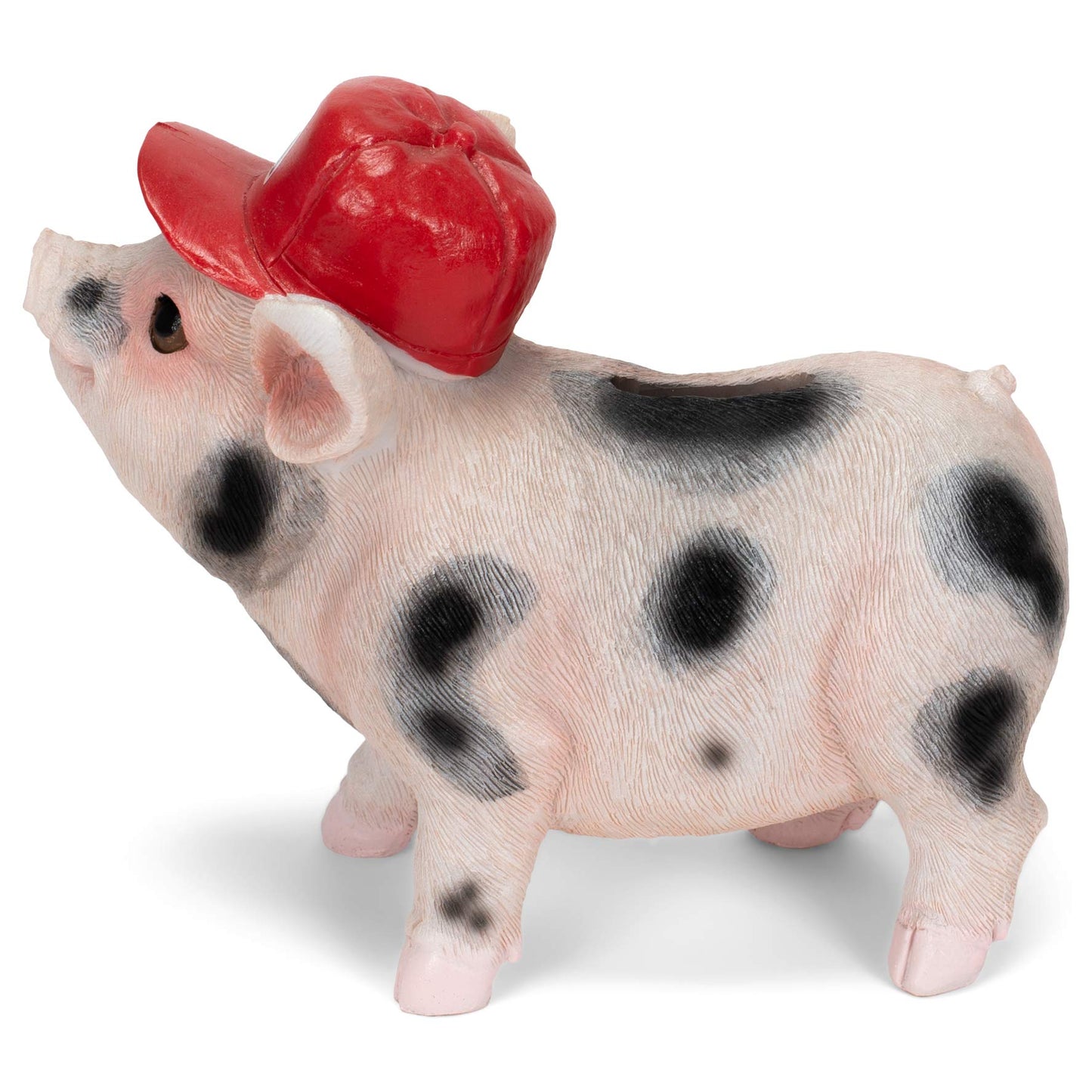 International Harvester Ih Polyresin Spotted Piglet Bank 6864