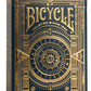 Bicycle Cypher Premium Black Playing Cards, Gold Foil, Encrypted Messages In Playing Cards, 1 Deck