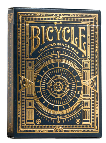 Bicycle Cypher Premium Black Playing Cards, Gold Foil, Encrypted Messages In Playing Cards, 1 Deck