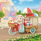 Calico Critters Popcorn Trike Playset with Figure & Accessories, Multicolor, Model CC2026, Fun Dollhouse Toy for Kids
